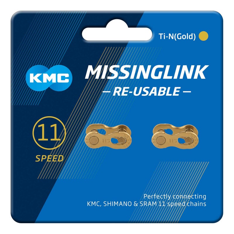 KMC Missing Link Shimano Slam 11 Tier CL555R 2 Sets Reusable - Image 1